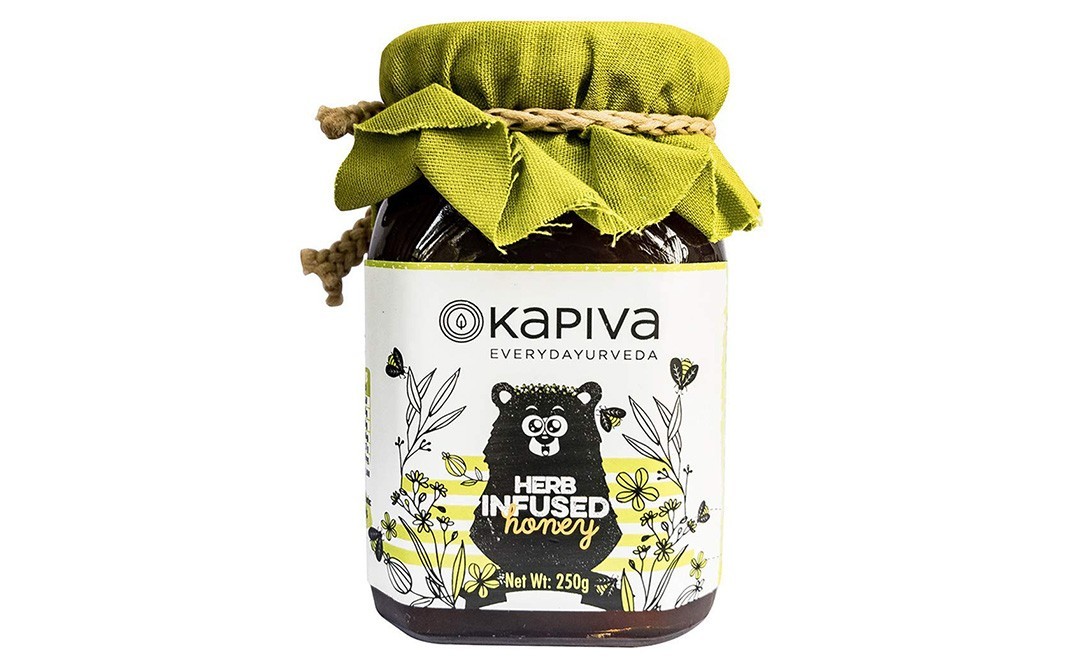 Kapiva Herbs Infused Honey    Glass Jar  250 grams